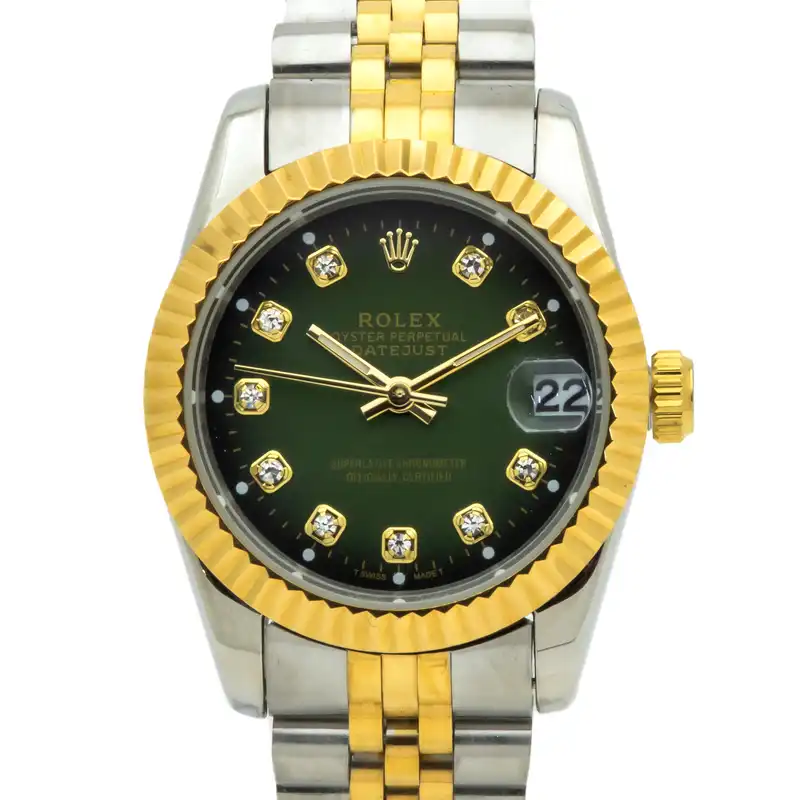 ست ساعت مچی عقربه ای زنانه و مردانه مدل دیت جاست