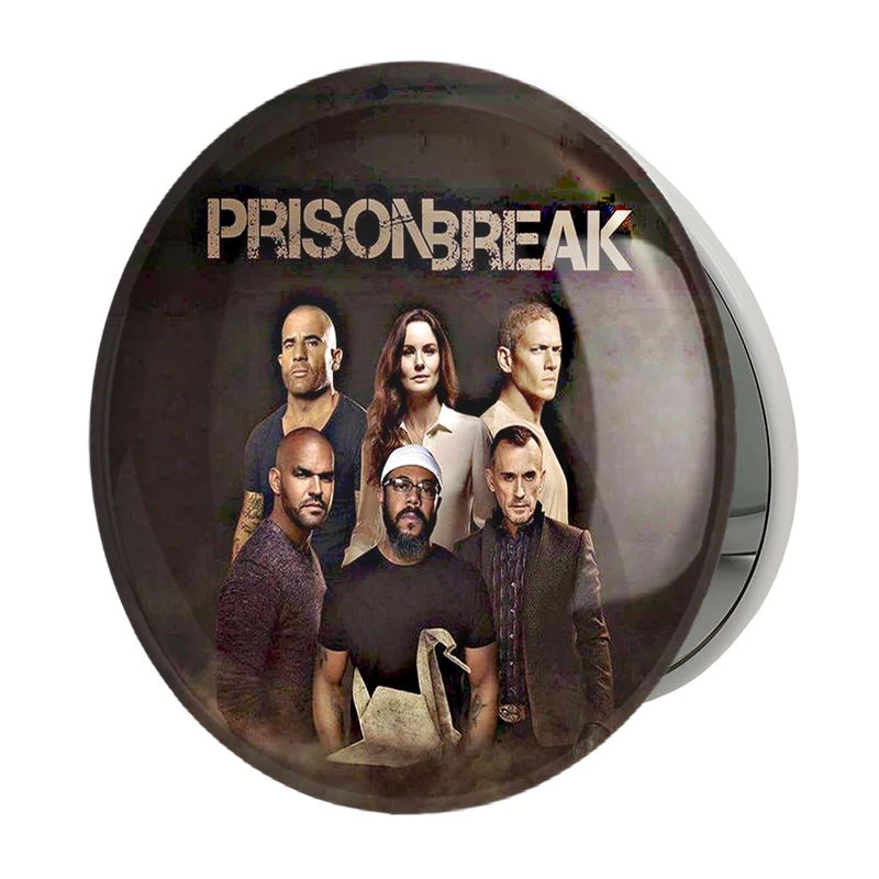 آینه جیبی خندالو طرح سریال فرار از زندان Prison Break مدل تاشو کد 10210 