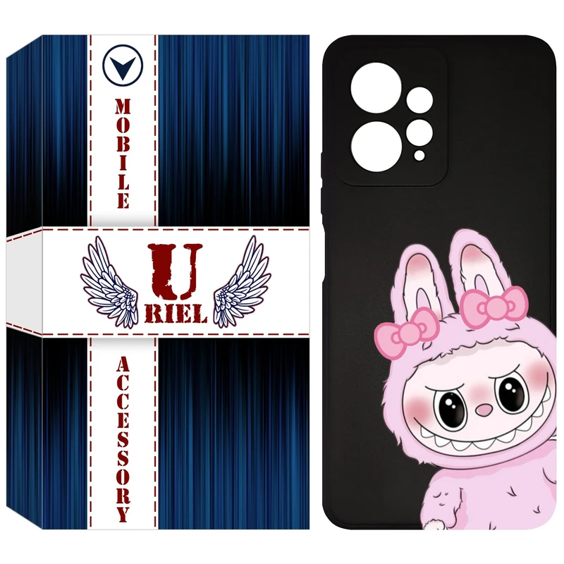 کاور یوریل مدل KSH کد 118 طرح عروسک لبوبو مناسب برای گوشی موبایل شیائومی Redmi Note 12 4G
