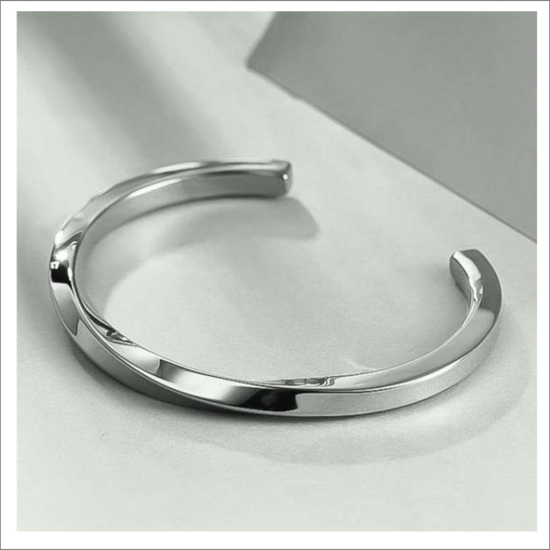 دستبند مردانه گيلواره زراوشان مدل خلخال تیتانیومی کد A0056