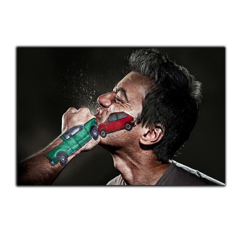 تابلو شاسی بکلیت طرح عکاسی هنری و ماشین مدل SH-S3857