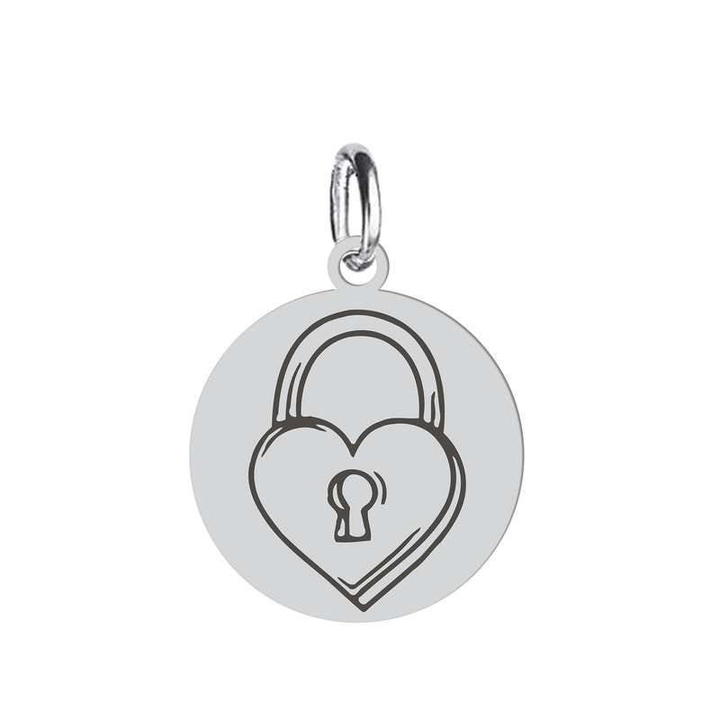 آویز گردنبند هایکا طرح قلب و قفل مدل ha320 آویز گردنبند هایکا طرح قلب و قفل مدل ha320