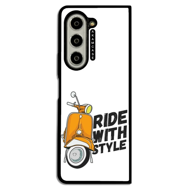 کاور آکام مدل AMC-WSGZFOLD5-MOTORCYCLE-5 مناسب برای گوشی موبایل سامسونگ Galaxy Z Fold 5