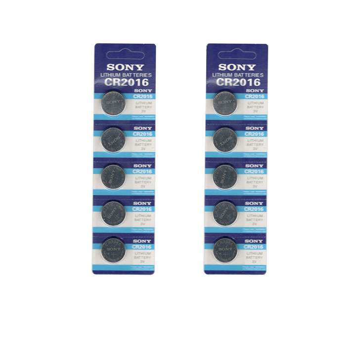 باتری سکه ای سونی مدل 2016 بسته 10 عددی 