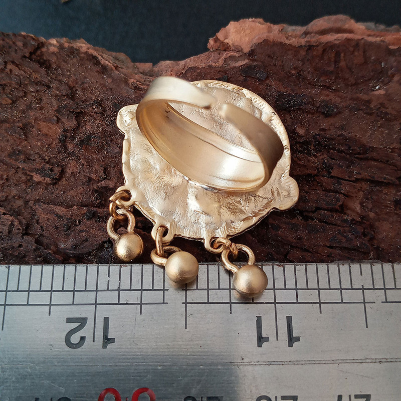 انگشتر زنانه مدل ورشو کد GOL-0061