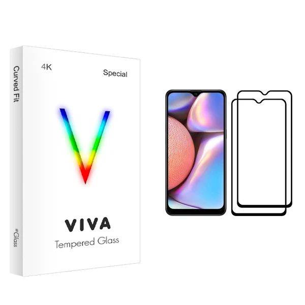 محافظ صفحه نمایش ویوا مدل 4K مناسب برای گوشی موبایل سامسونگ Galaxy A10s بسته دو عددی