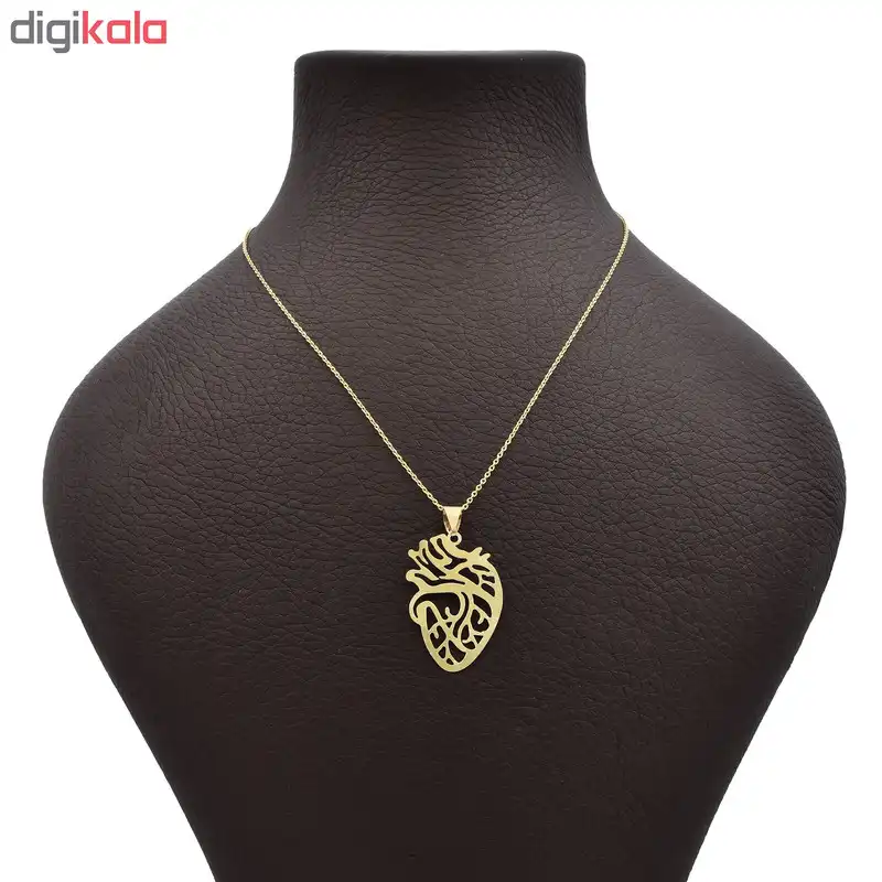 گردنبند طلا 18 عیار زنانه الن نار مدل قلب 6303086