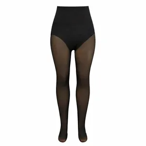 جوراب شلواری زنانه مدل سه بعدی داخل کرکی گن دار 09308