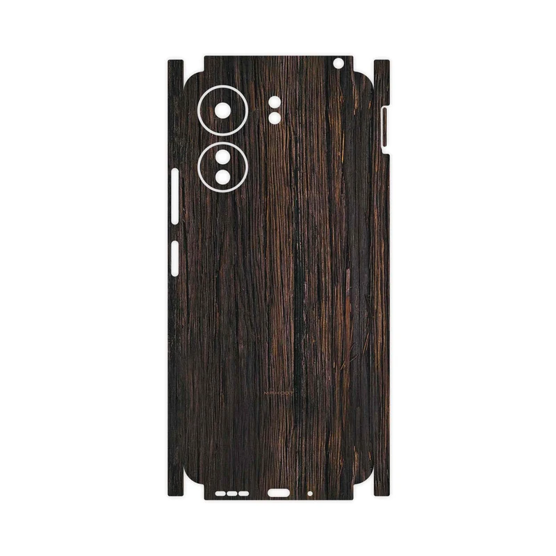 برچسب پوششی ماهوت مدل Burned_Wood-FullSkin مناسب برای گوشی موبایل شیائومی Poco C65