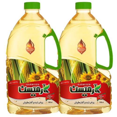 روغن ذرت و آفتابگردان کارمیسن - 1.7 لیتر مجموعه 2 عددي