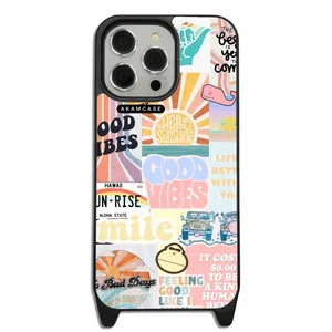 AKAM AMCWLA15PROMAX-GOOD VIBES12 Cover For Apple iPhone 15 Pro Max