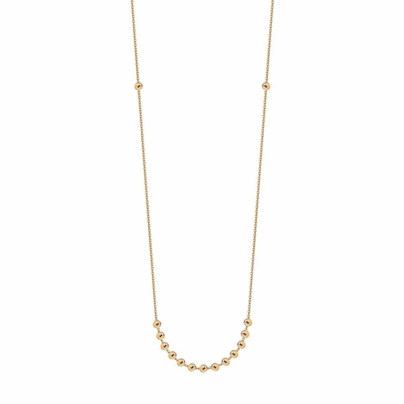 گردنبند طلا 18 عیار زنانه مدل گوی