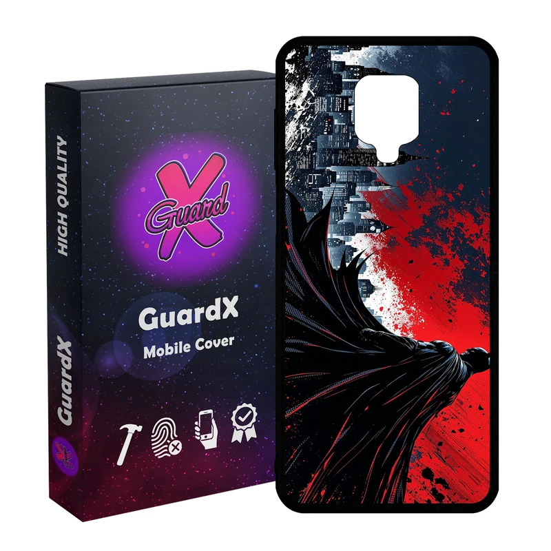 کاور گارد ایکس طرح Batman مدل 11087 مناسب برای گوشی موبایل شیائومی Redmi Note9 Pro/Note 9 Pro Max/Redmi Note 9S/MI Poco M2 Pro