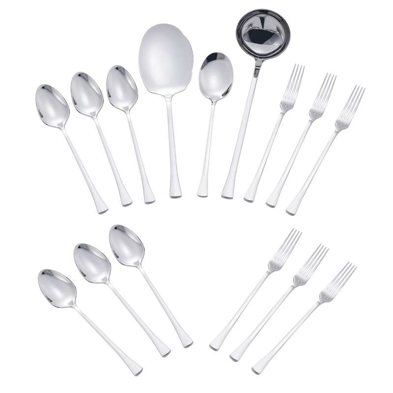 سرویس قاشق و چنگال 15 پارچه جی فی نی مدل 04 سرویس قاشق و چنگال 15 پارچه جی فی نی مدل 04