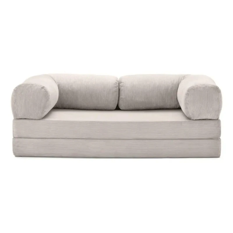 مبل تختخواب شو 3 نفره مبلمان قوی سپید مدل ساینا1