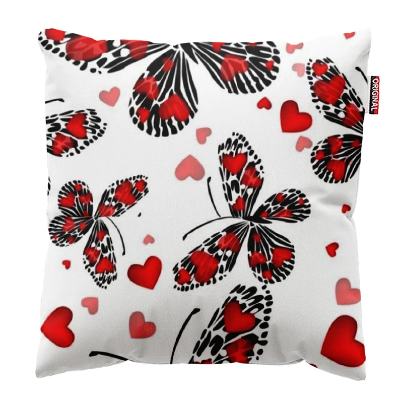 کوسن پاد آفرین طرح پروانه کد 3720 سایز 30*30 سانتی متر