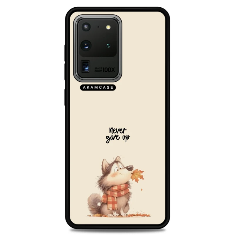 کاور آکام مدل AMC-WSGS20U-ANIMALS QOUTES-11 مناسب برای گوشی موبایل سامسونگ Galaxy S20 Ultra