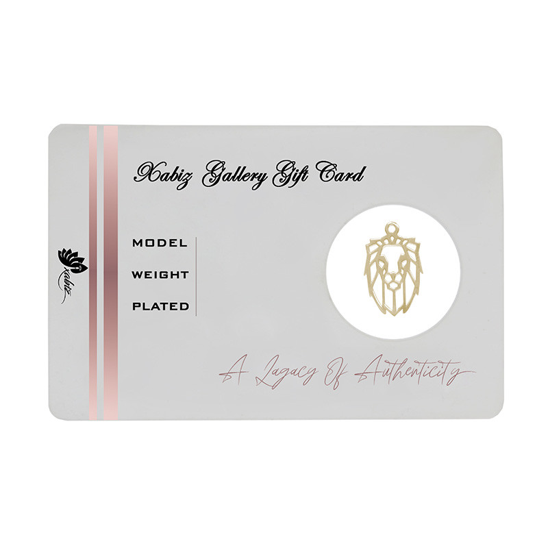 طلا گرمی 18 عیار ژابیز مدل شیر h175