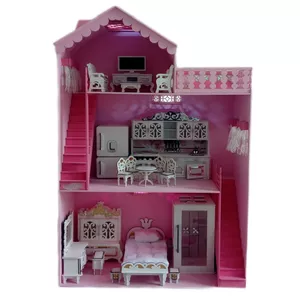 اسباب بازی مدل خانه عروسکی لپ گلی