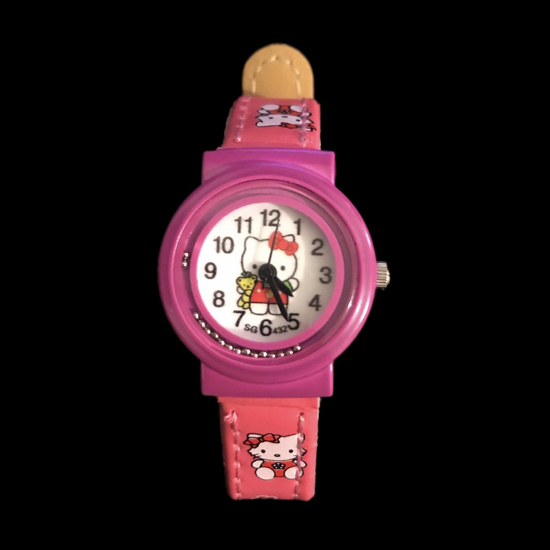 ساعت مچی عقربه ای دخترانه مدل هلو کیتی W-187 ساعت مچی عقربه ای دخترانه مدل هلو کیتی W-187