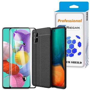 کاور ری گان مدل AF501 مناسب برای گوشی موبایل سامسونگ Galaxy A51 به همراه محافظ صفحه نمایش