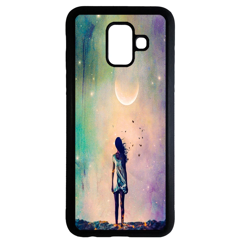 کاور طرح دختر مناسب برای گوشی موبایل سامسونگ galaxy a6 plus