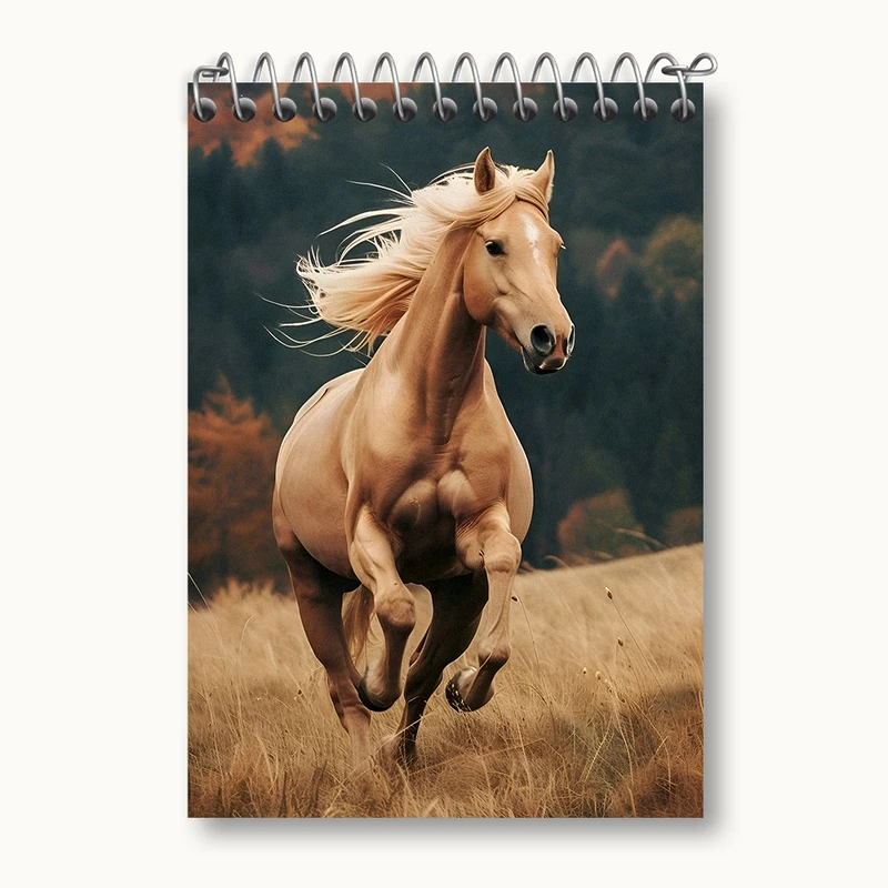 دفتر یادداشت 50 برگ خندالو طرح اسب کد N4613