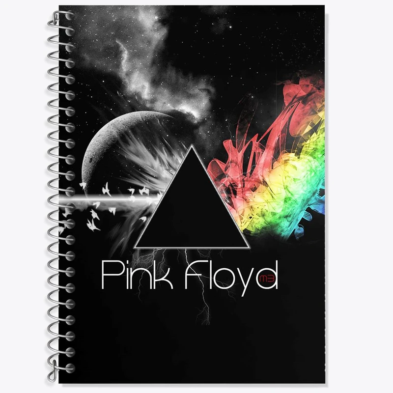 دفتر لغت 50 برگ خندالو مدل گروه پینک فلوید Pink Floyd کد 3248