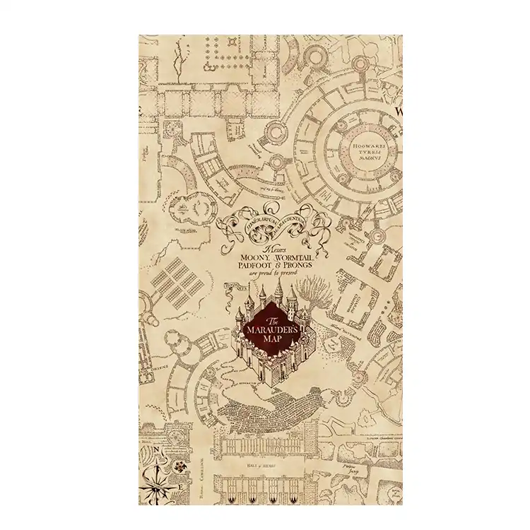 پوستر مدل هری پاتر طرح نقشه غارتگر