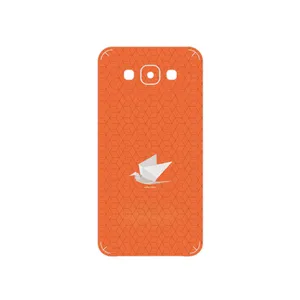 MAHOOT Minimalist origami bird Cover Sticker for Samsung Galaxy E7