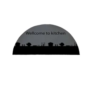 پادری مدل نیم دایره طرح Welcome کد 8322 سایز 90×45 سانتی متر