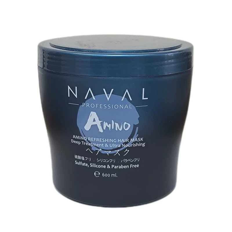 ماسک مو ناوال مدل آمینو رفرشینگ حجم 600 میلی لیتر