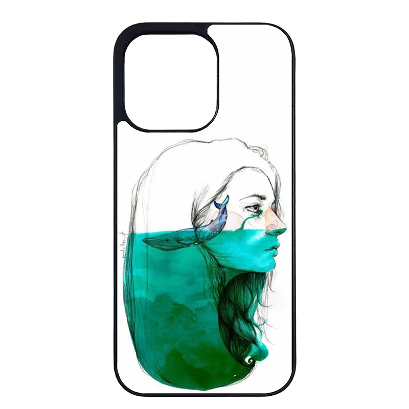 کاور گالری وبفر طرح نقاشی مناسب برای گوشی موبایل اپل iphone 13 pro