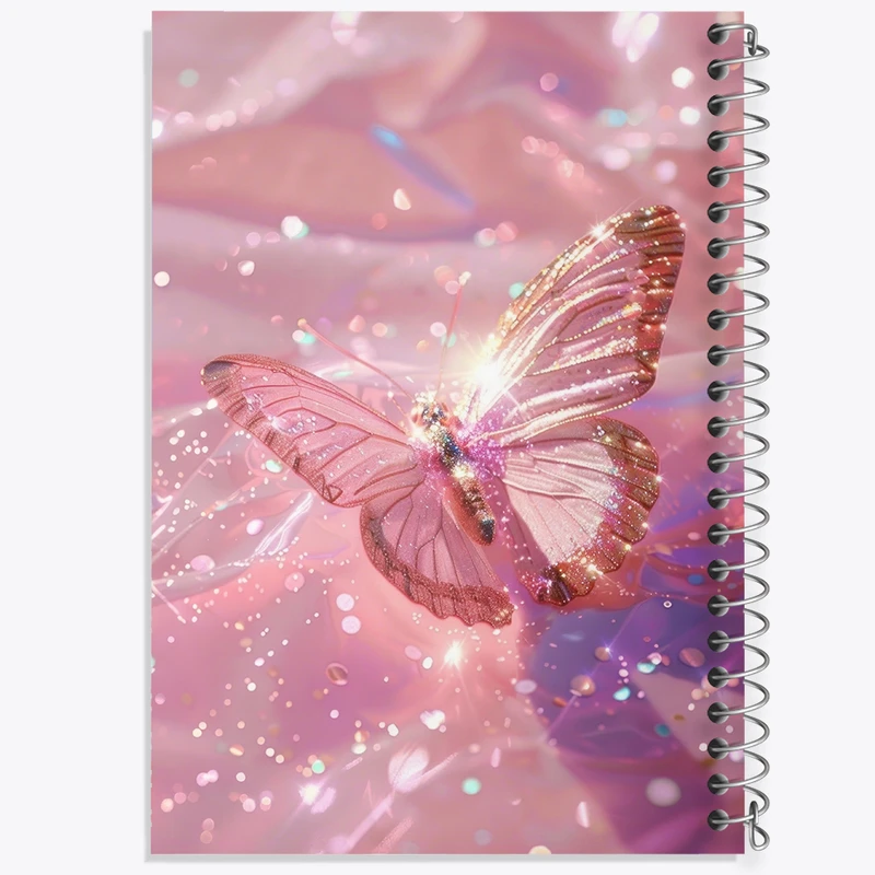 دفتر مشق 50 برگ خندالو طرح پروانه کیوت کد N2279