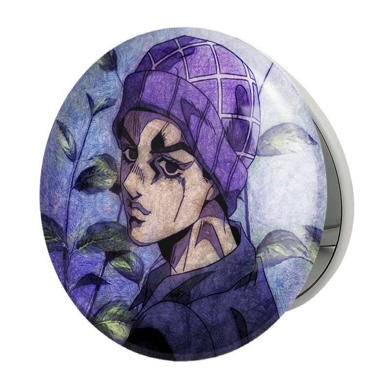 آینه جیبی خندالو طرح گیدو میستا انیمه جوجو Jojo مدل تاشو کد 11530 