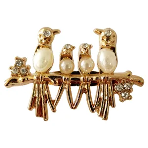 سنجاق سینه زنانه مدل پرندگان کد PA150