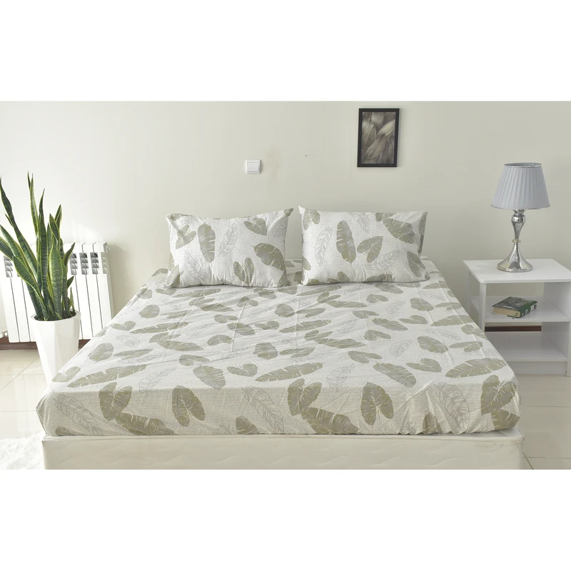 سرویس ملحفه بومرنگ مدل Jasika-180 دونفره 3 تکه