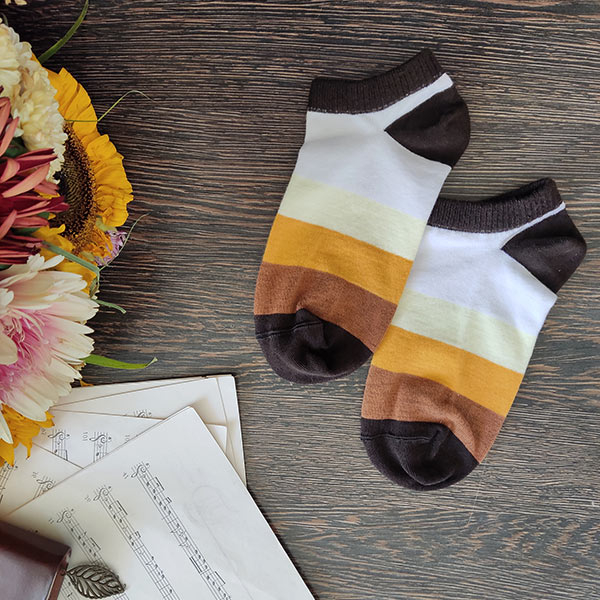 جوراب زنانه ال سون مدل راه راه کد PH647.57