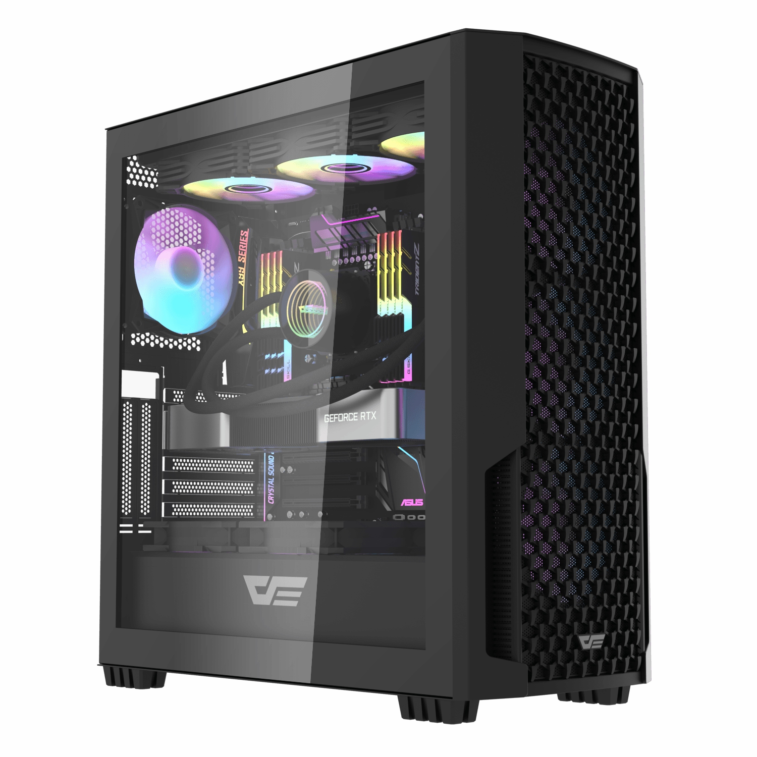 کیس کامپیوتر گیمینگ دارک فلش مدل DF2100 BK