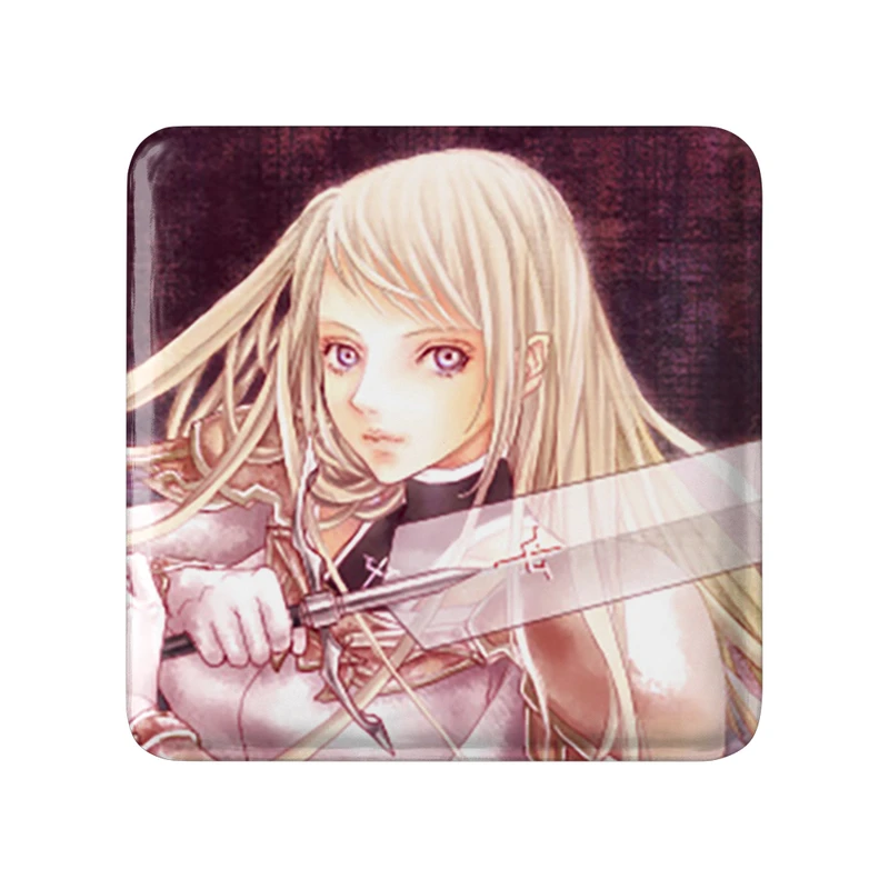 مگنت خندالو طرح گالاتیا انیمه کلیمور مدل مربعی کد 33483