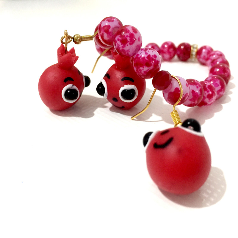 نیم ست دخترانه طرح انار مدل یلدا