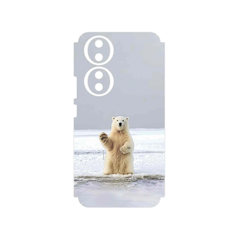برچسب پوششی ماهوت مدل Polar_bear مناسب برای گوشی موبایل آنر 90