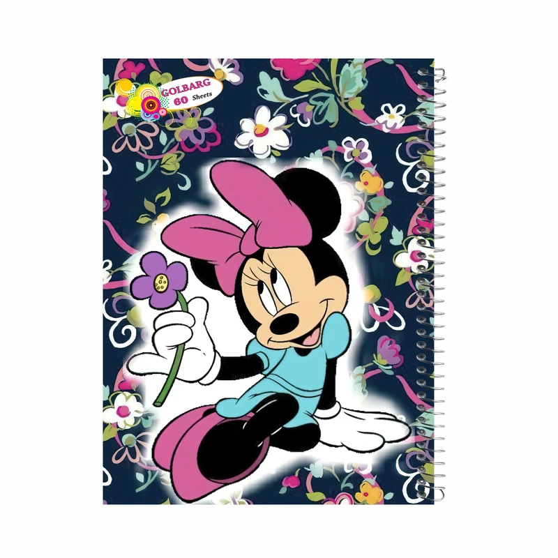 دفتر مشق 60 برگ گلبرگ طرح میکی موس کد 60490