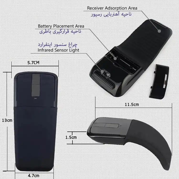 ماوس بی سیم مدل MSN01