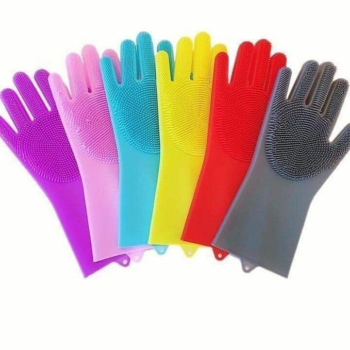 دستکش نظافت مدل سیلیکونی کد 1914