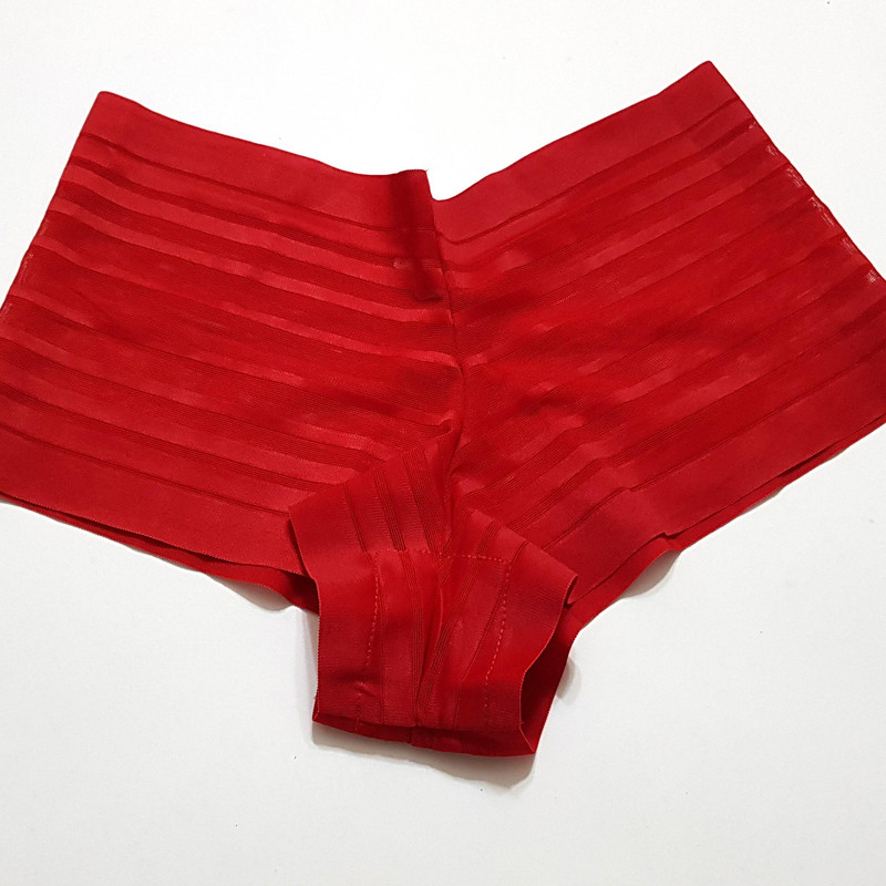 شورت زنانه ماریلین مدل گیپوری کد 4650-7201 رنگ قرمز