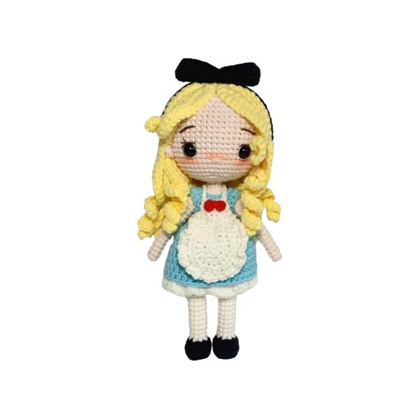 عروسک بافتنی طرح آلیس کد 6