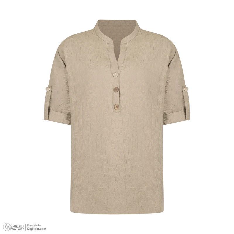 عکس شماره 14 : مانتو و شلوار زنانه مدل چوبی کد blsf107