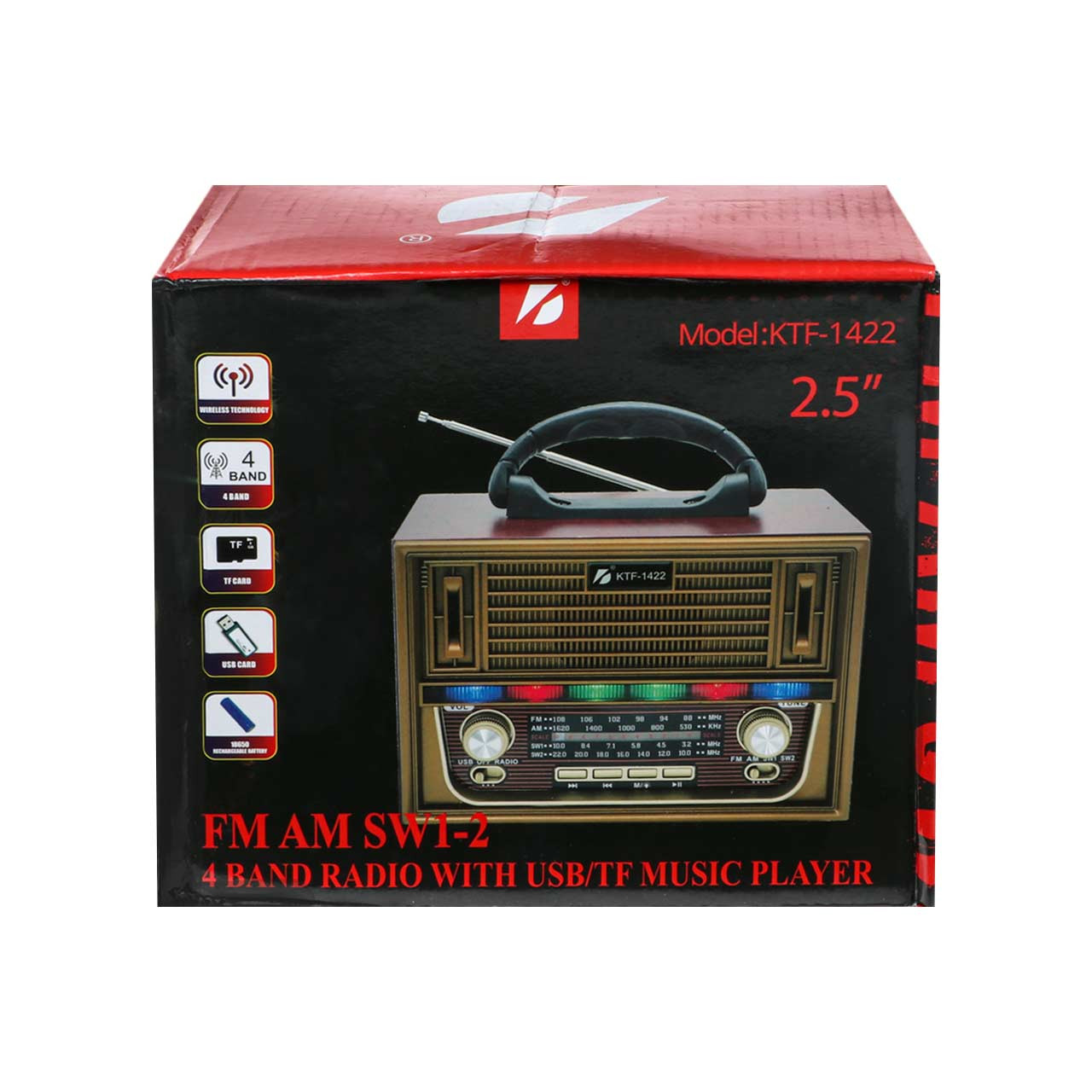 رادیو کی تی اف مدل KTF-1422