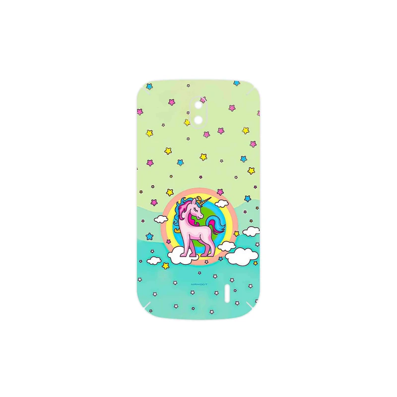 برچسب پوششی ماهوت مدل Rainbow unicorn adventure مناسب برای گوشی موبایل نوکیا 1